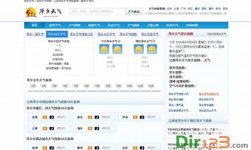 江西萍乡天气预报15天天气情况_江西萍乡天气预报15天