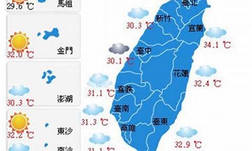 今天台北天气预报多少度_今天台北天气预报