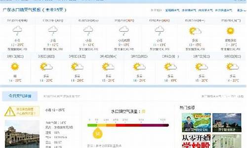 开平水口今日新闻_开平水口镇明天天气